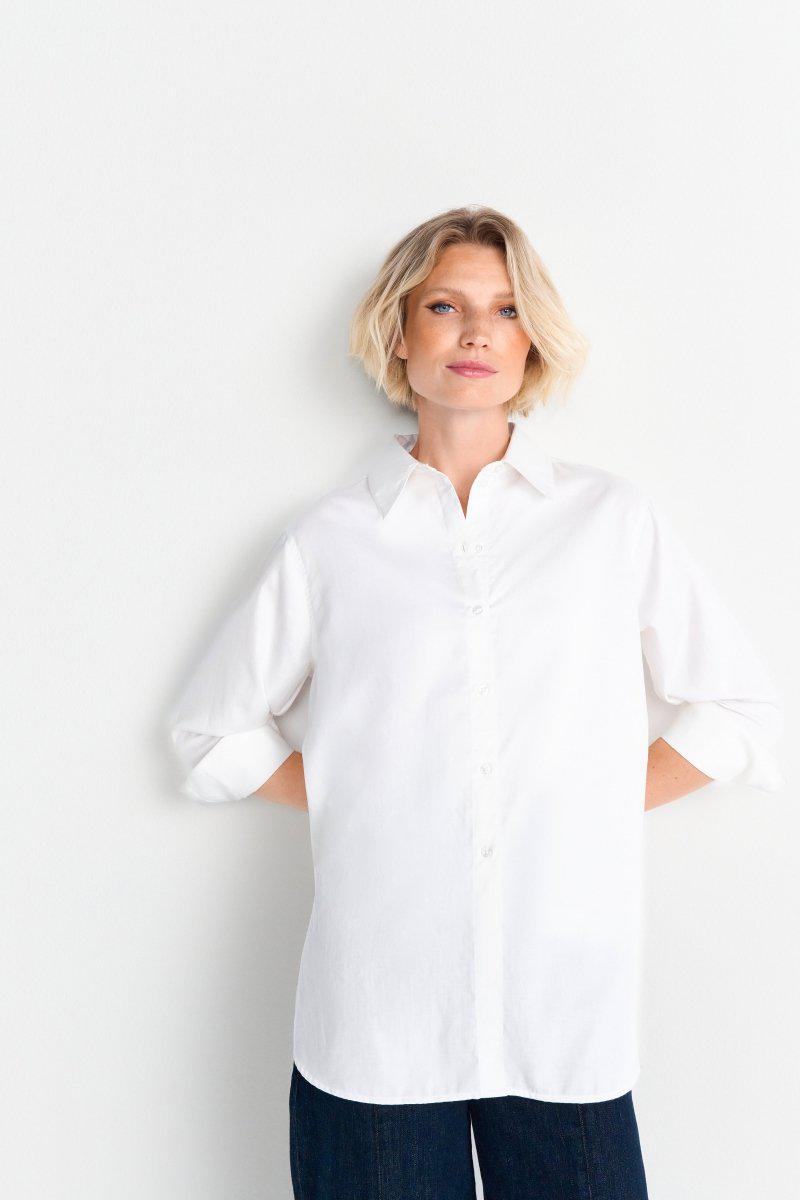 Eich & Royal Weiße Oversize-Bluse Saisonschlussverkauf