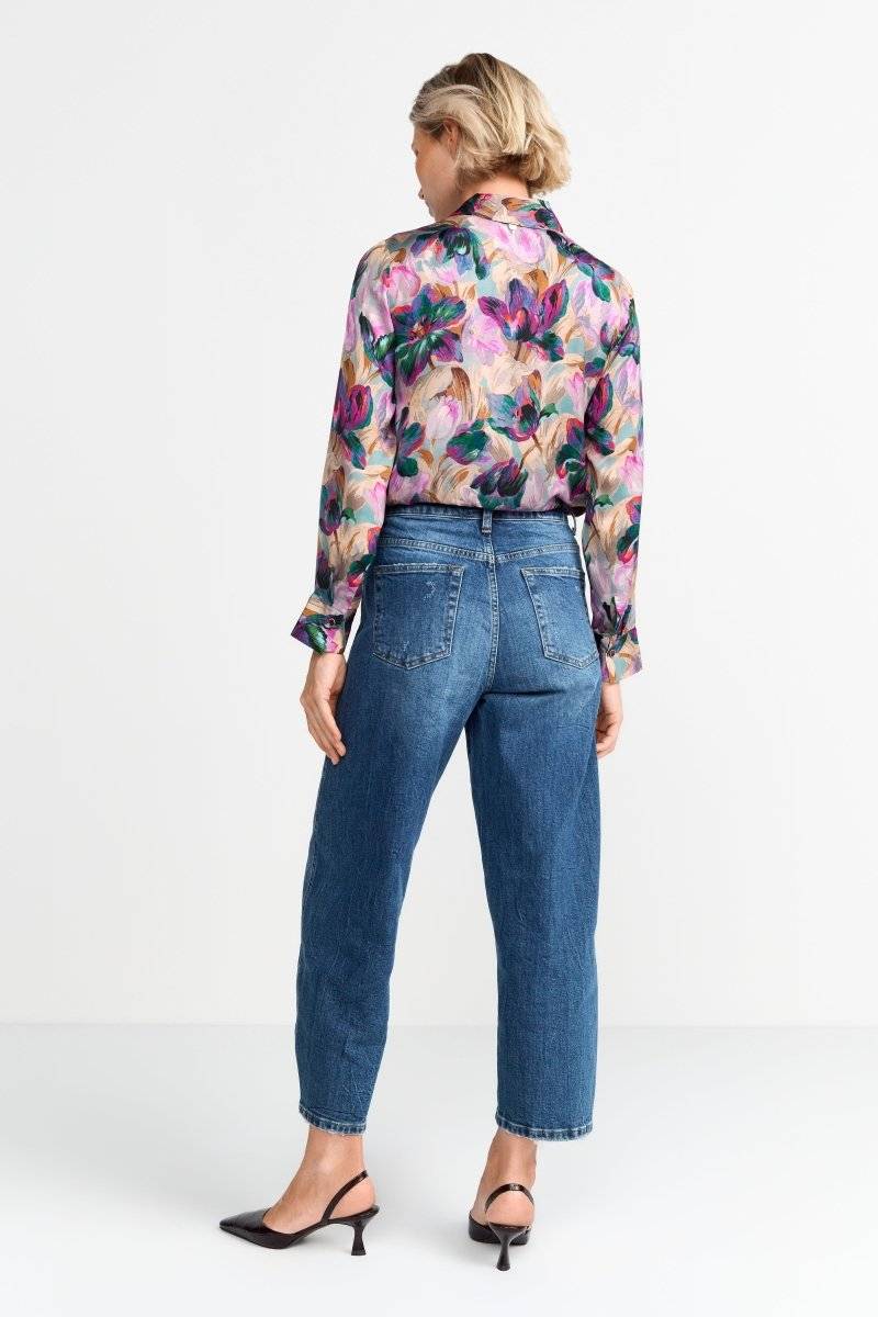Eich & Royal Hemdkragenbluse mit Blumenprint Cyber Monday