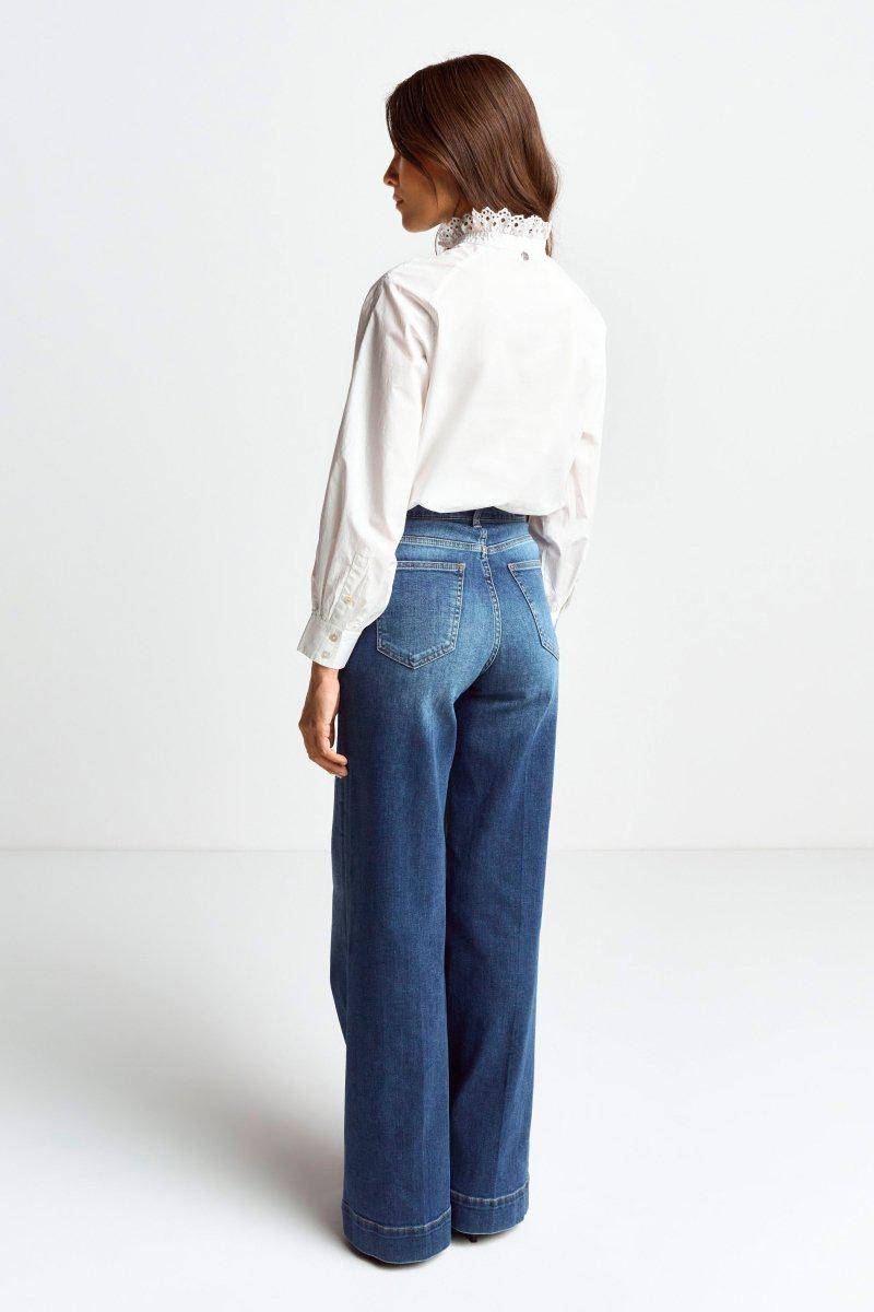 Eich & Royal Bluse mit Rüschenkragen Osterangebot