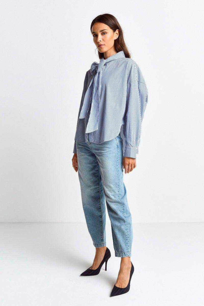 Eich & Royal Bluse mit Bindekragen Muttertagsangebot