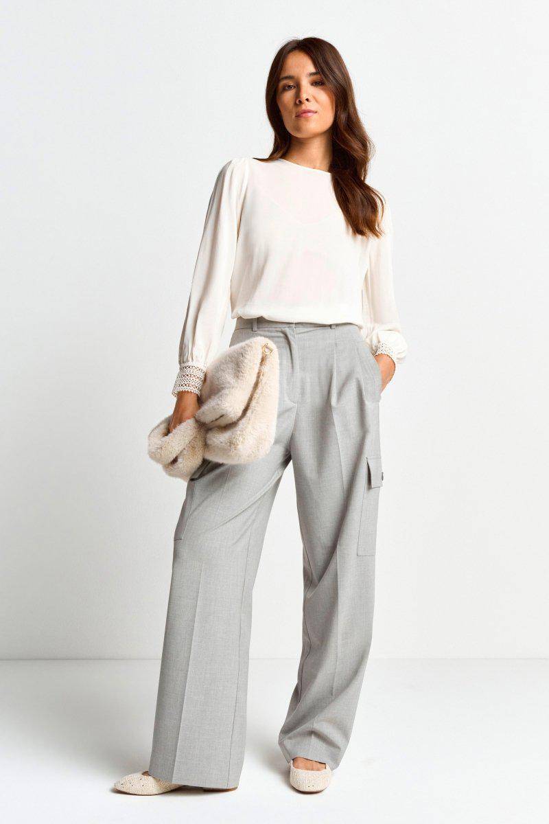 Eich & Royal Bluse mit Manschetten aus Spitze Valentinstagsangebot