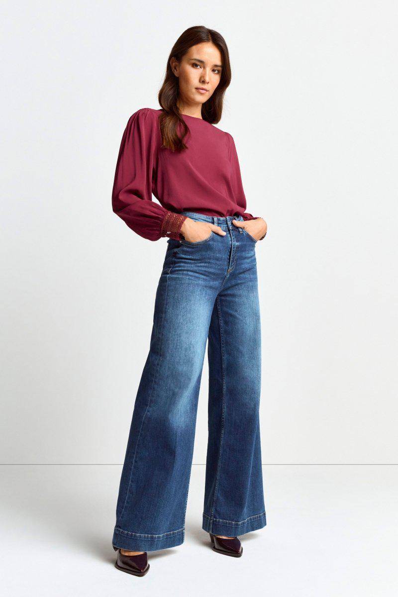 Eich & Royal Bluse mit Manschetten aus Spitze Valentinstagsangebot