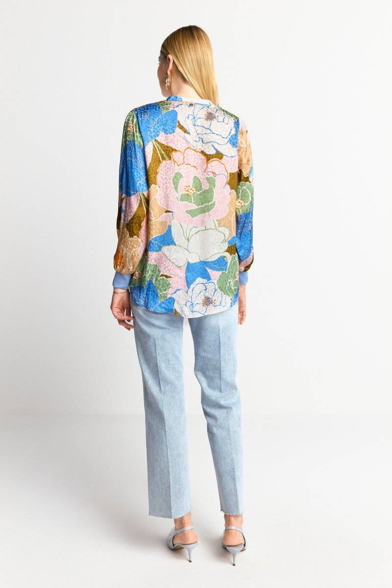 Eich & Royal Bluse mit floralem Print Lagerräumung