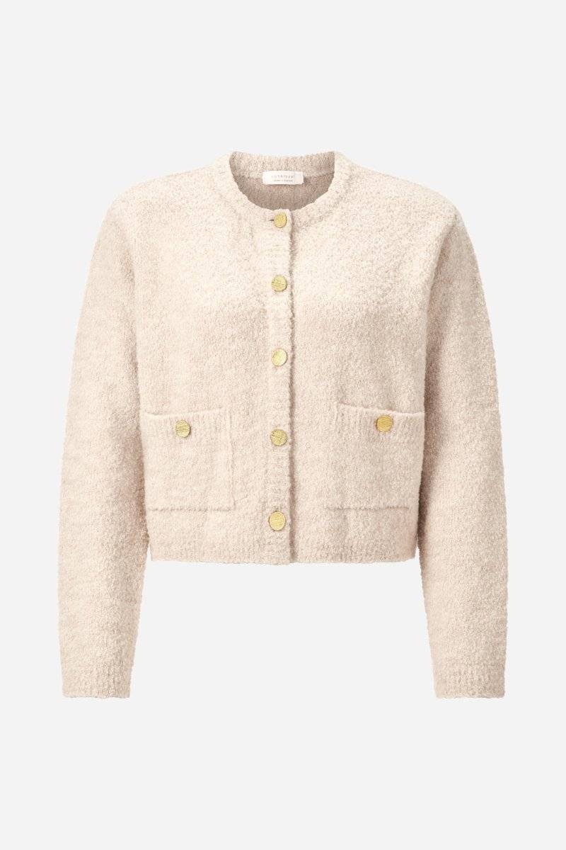 Eich & Royal Cardigan mit goldfarbenen Knöpfen Blitzangebot