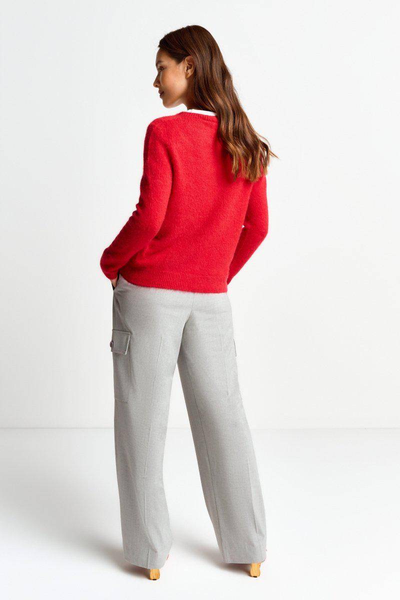 Eich & Royal Strickpullover aus weichem Materialmix Clearance-Verkauf