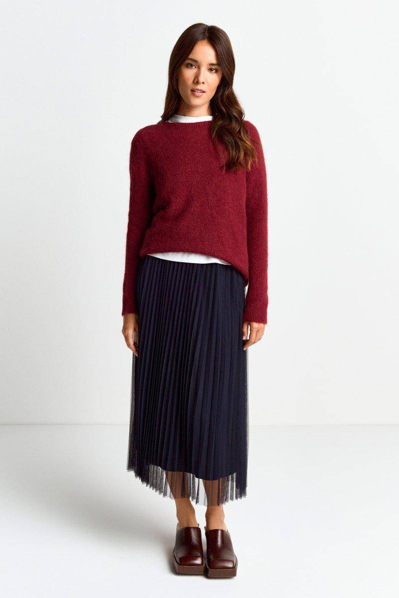 Eich & Royal Strickpullover aus weichem Materialmix Kostenloser Versand international