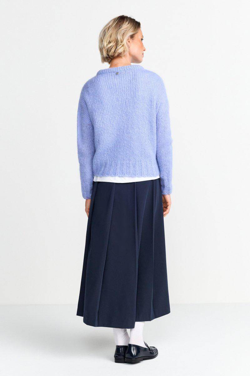Eich & Royal Grobstrickpullover mit Rundhalsausschnitt Im Verkauf