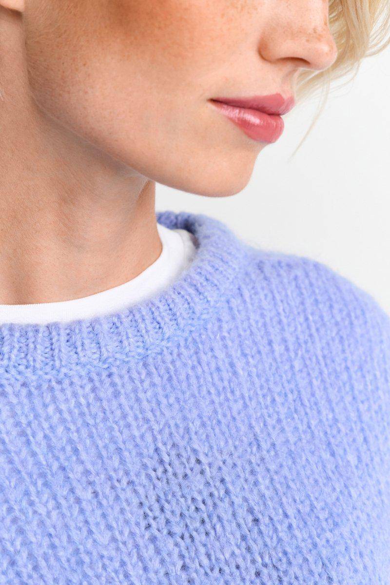 Eich & Royal Grobstrickpullover mit Rundhalsausschnitt Im Verkauf