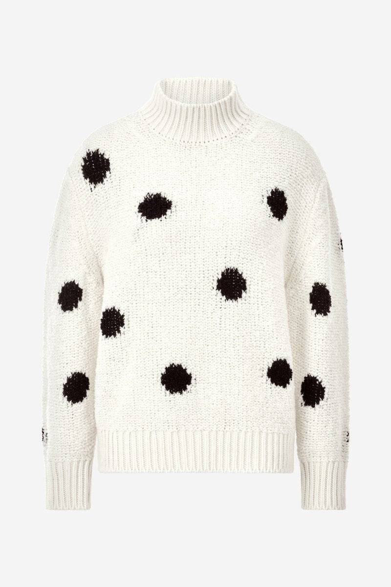 Eich & Royal Pullover mit blauen Polka Dots zollfrei