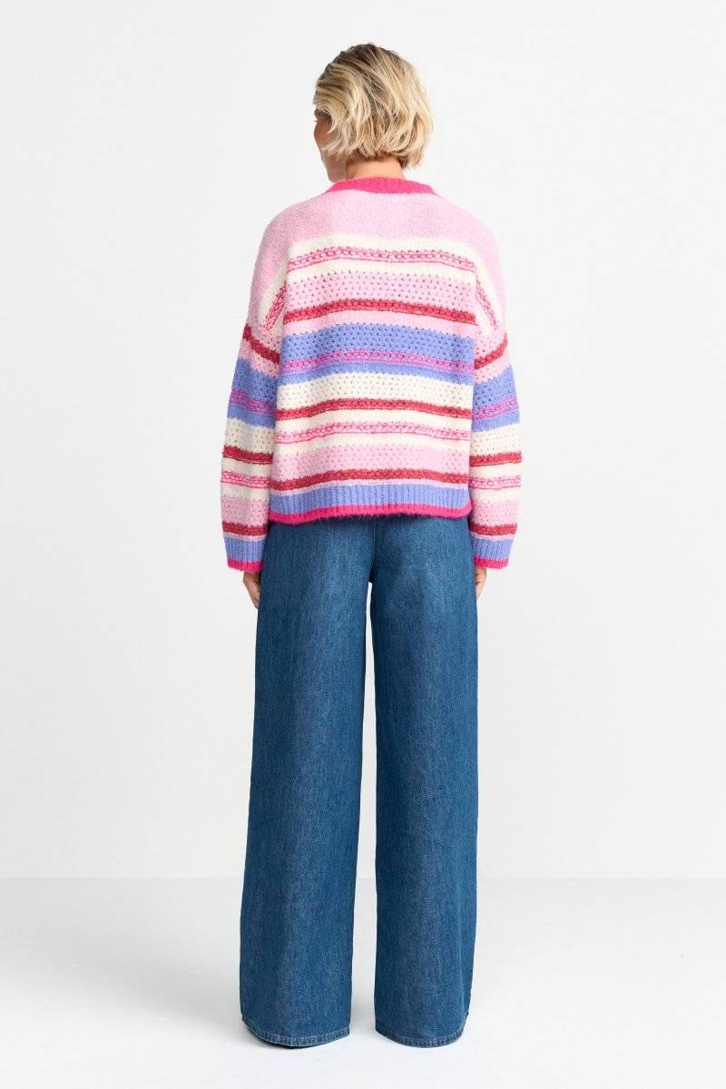 Eich & Royal Pullover in Colour-Blocking-Optik Auslauf