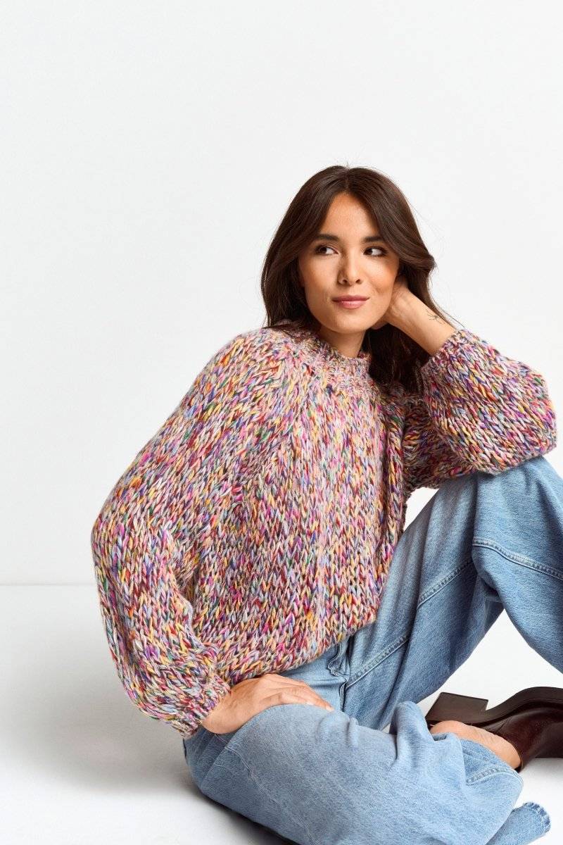 Eich & Royal Pullover aus Melangestrick Versandkostenfrei