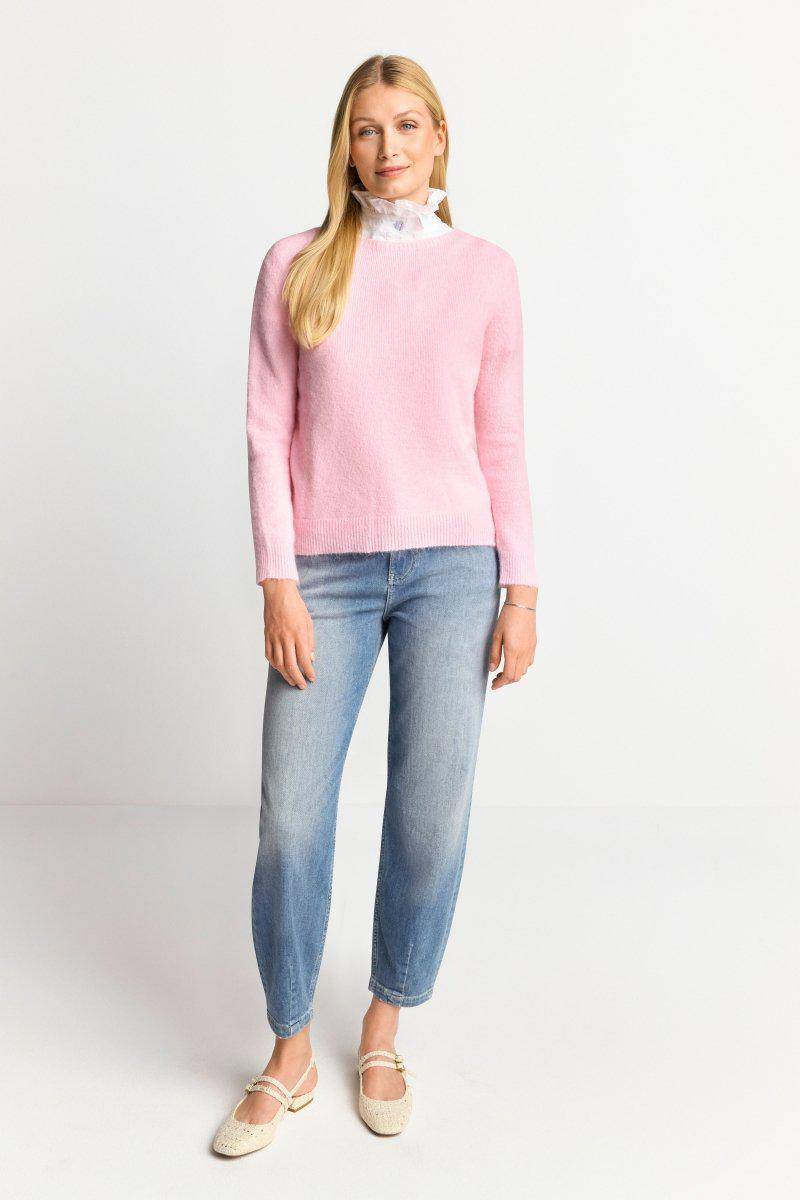 Eich & Royal Strickpullover aus weichem Materialmix Flash Sale