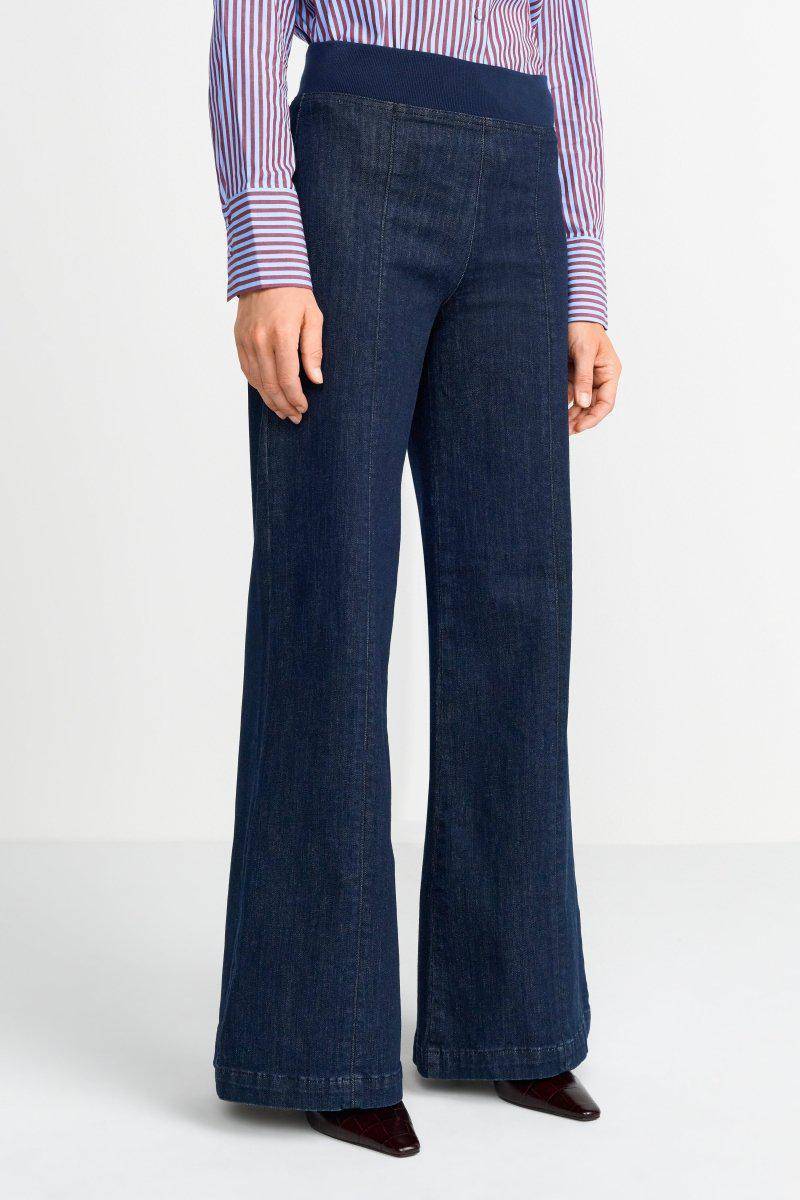 Eich & Royal Wide Leg Denim mit elastischem Bund Saisonschlussverkauf