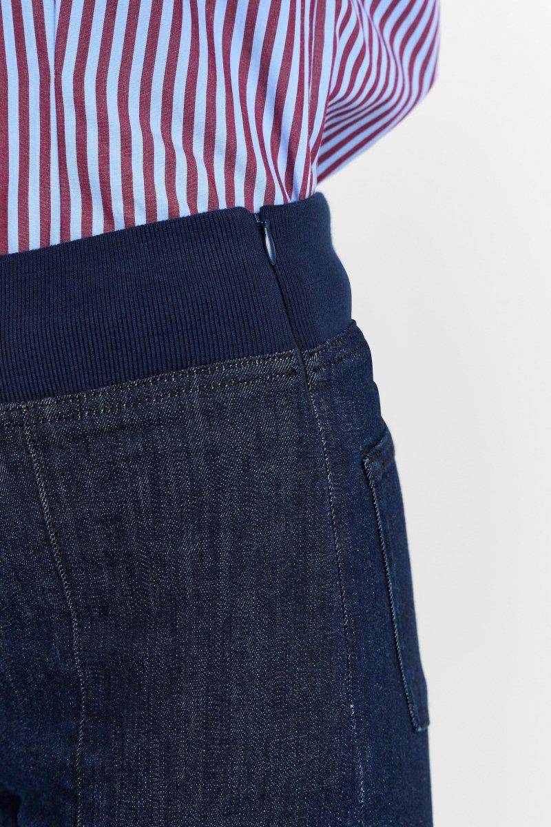 Eich & Royal Wide Leg Denim mit elastischem Bund Saisonschlussverkauf
