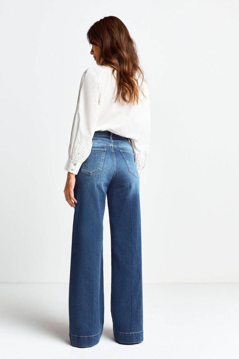 Eich & Royal Wide Leg Denim mit hoher Taille Weihnachtsangebot