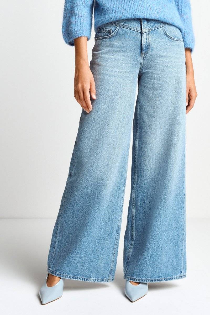 Eich & Royal Wide Leg Denim mit Passe Lagerräumung