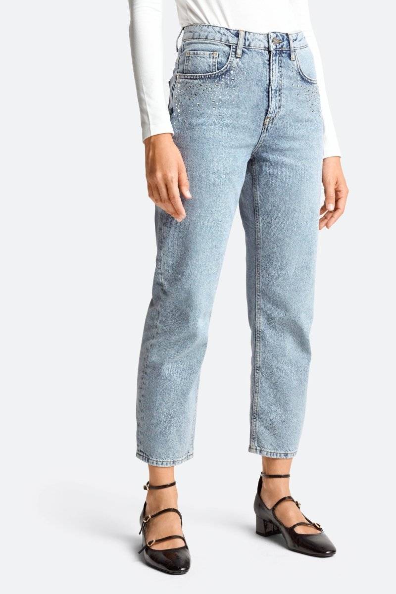 Eich & Royal Denim mit Strassdetails Top Angebot