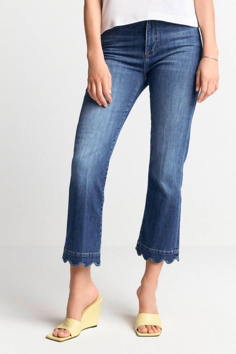 Eich & Royal Denim mit wellenförmigem Saum Zeitlich begrenztes Angebot