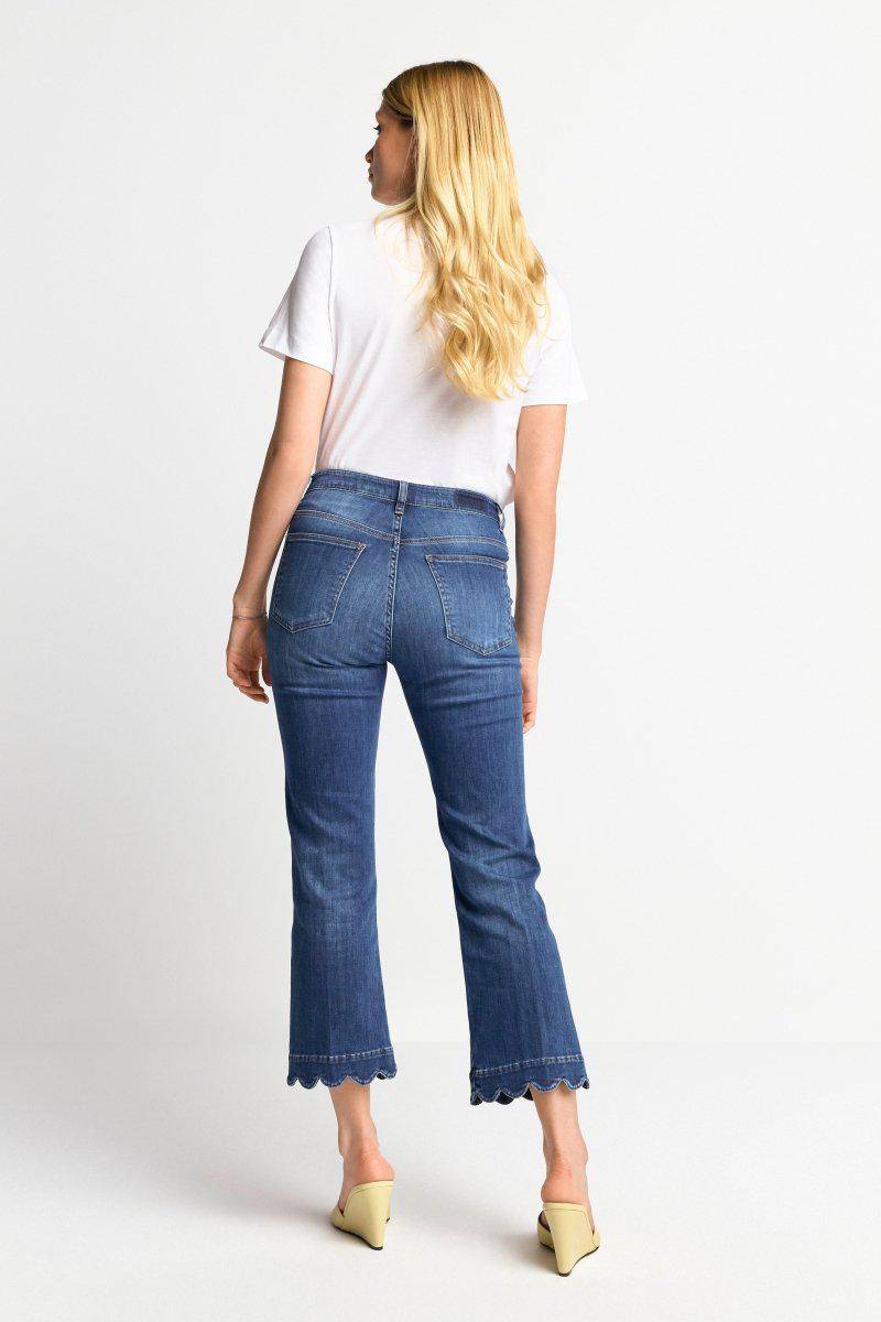 Eich & Royal Denim mit wellenförmigem Saum Zeitlich begrenztes Angebot