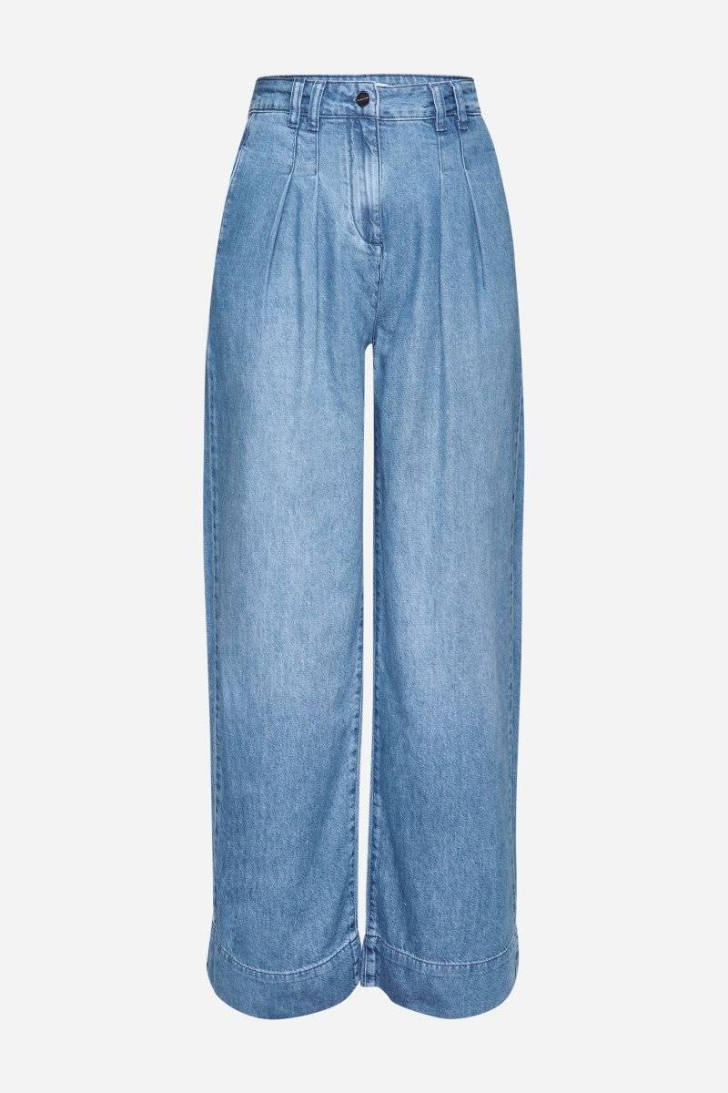 Eich & Royal Wide Leg Denim mit Bundfalten Exklusive Angebote