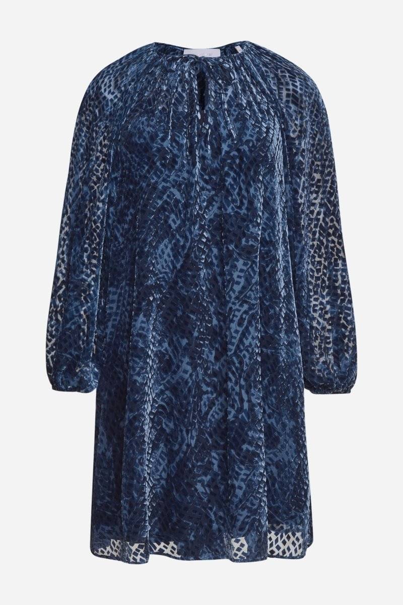 Eich & Royal Mini-Blusenkleid aus Samt Vierteljährliche Förderung