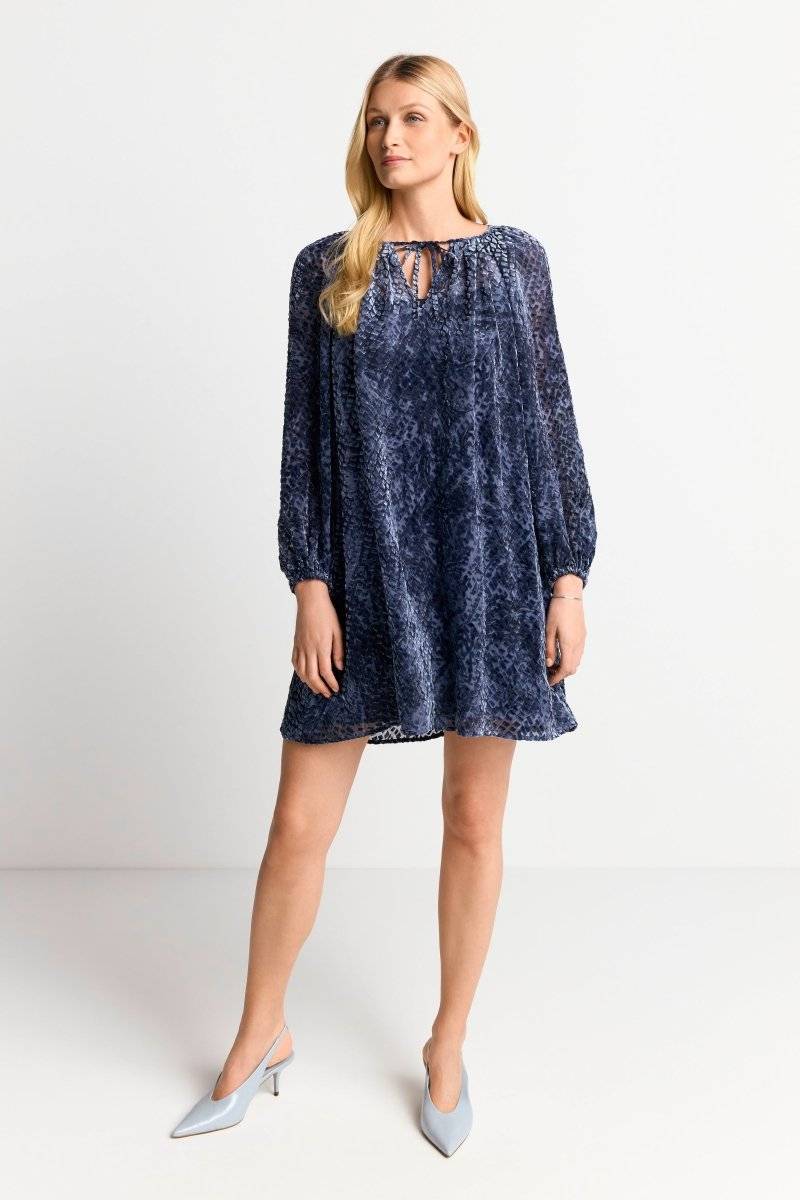 Eich & Royal Mini-Blusenkleid aus Samt Vierteljährliche Förderung