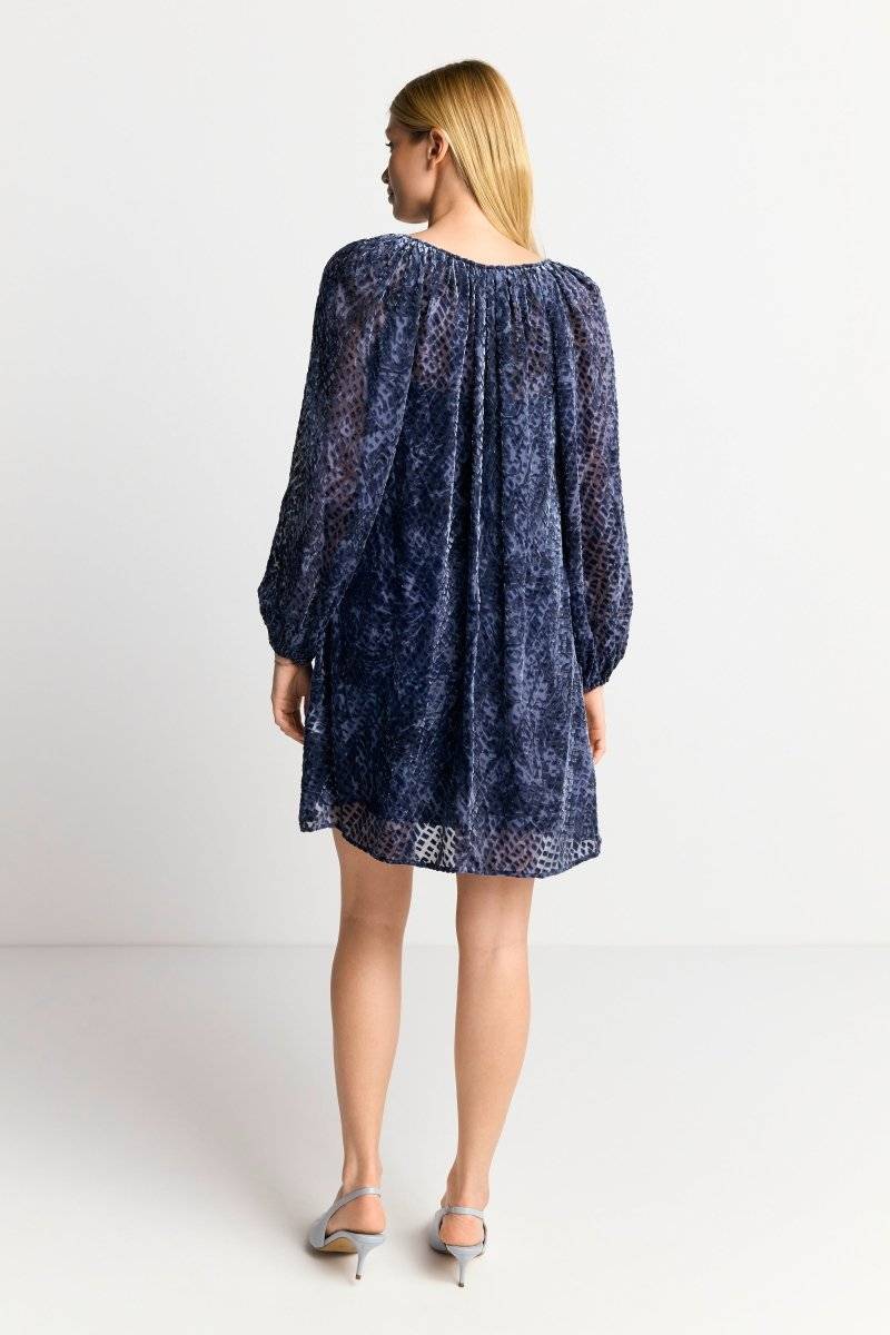 Eich & Royal Mini-Blusenkleid aus Samt Vierteljährliche Förderung