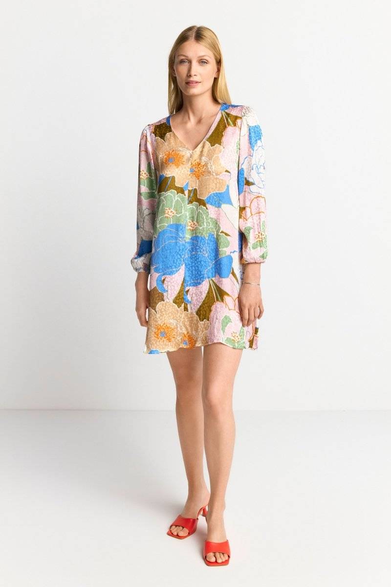 Eich & Royal Blusenkleid mit Blumenprint Nur noch ein Tag übrig
