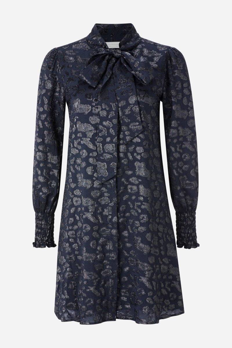 Eich & Royal Minikleid mit Schleifenkragen Clearance-Verkauf