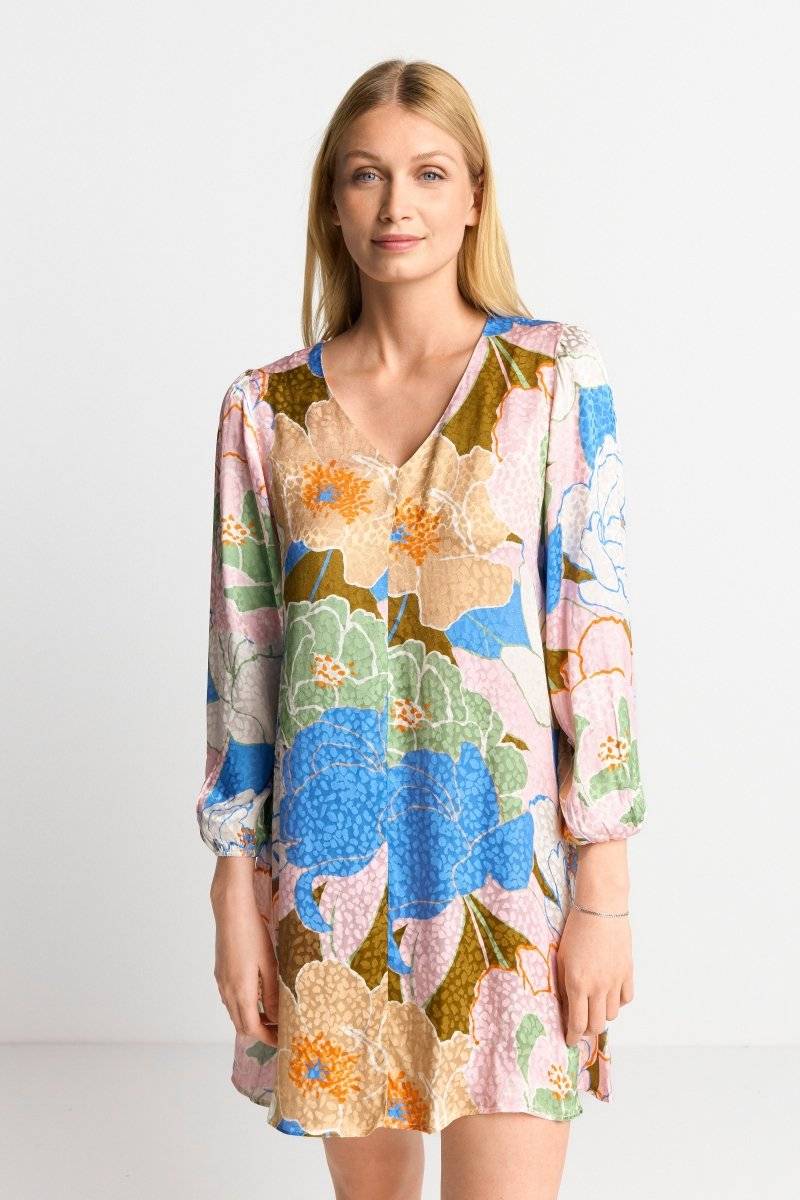 Eich & Royal Blusenkleid mit Blumenprint Im Verkauf