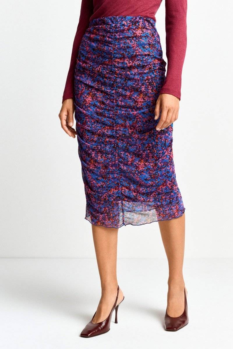 Eich & Royal Midirock mit floralem Allover-Print Heißer Verkauf