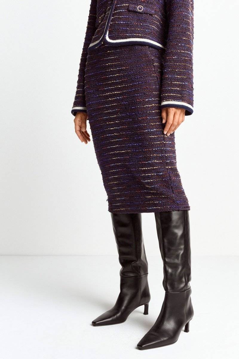 Eich & Royal Bouclé-Rock in Midilänge Top Angebot