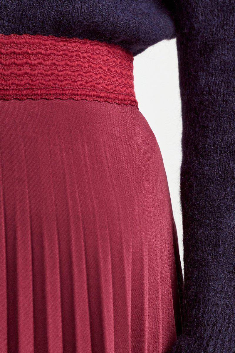 Eich & Royal Plisseerock mit elastischem Bund Online Outlet