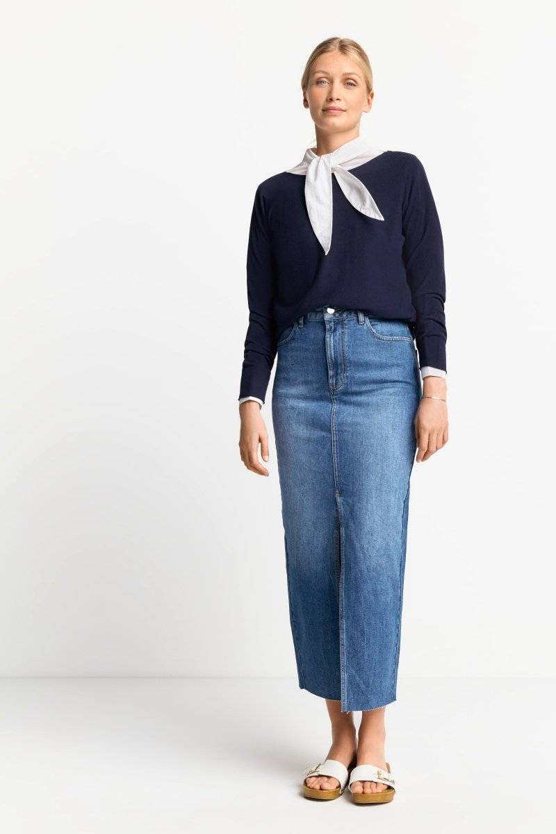 Eich & Royal Denim-Rock in figurnahem Schnitt Zeitlich begrenztes Angebot