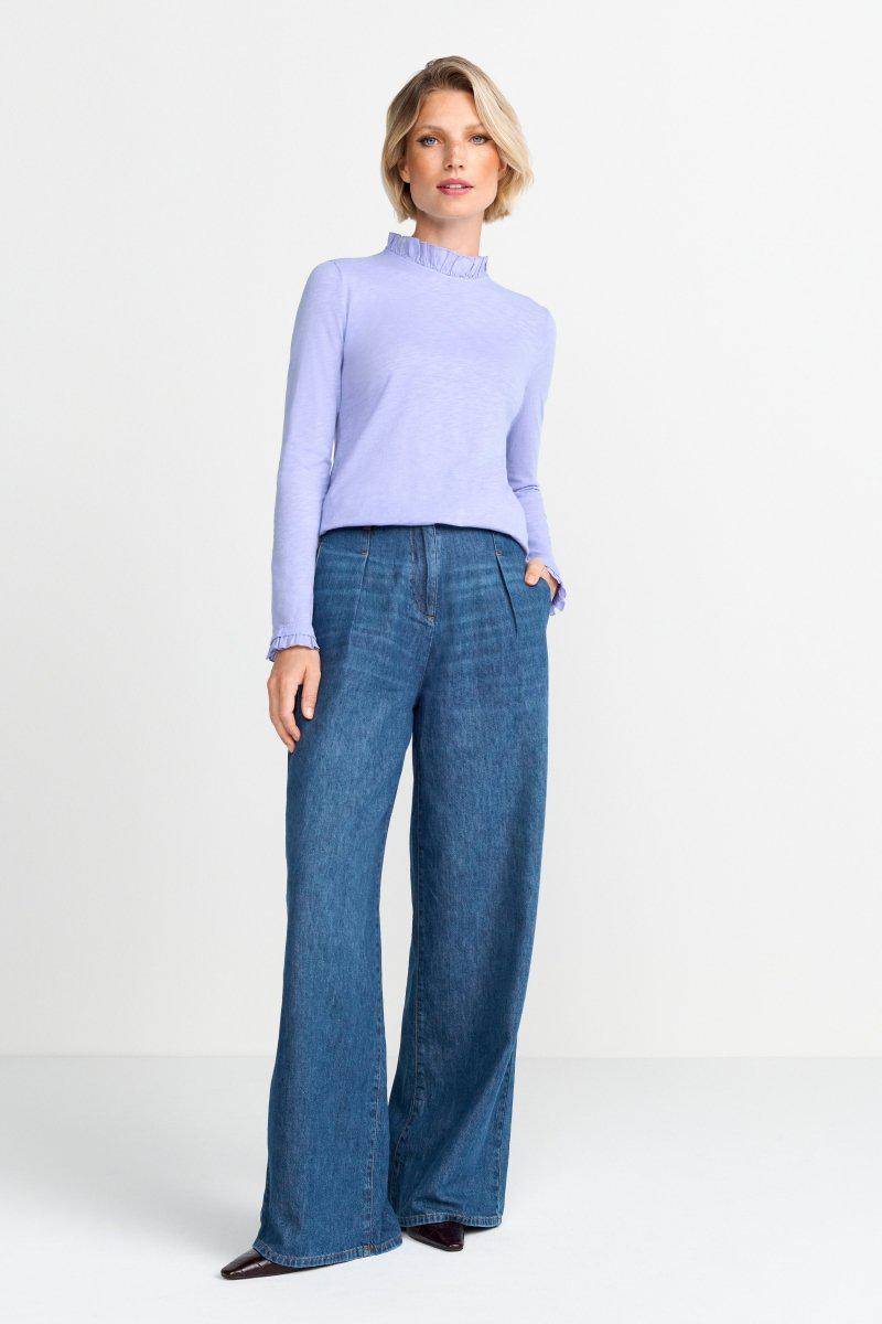 Eich & Royal Longsleeve mit Frill-Kragen Wochenangebot