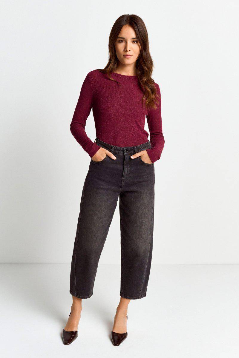 Eich & Royal Longsleeve mit Glitzereffekt Begrenzte Freigabe