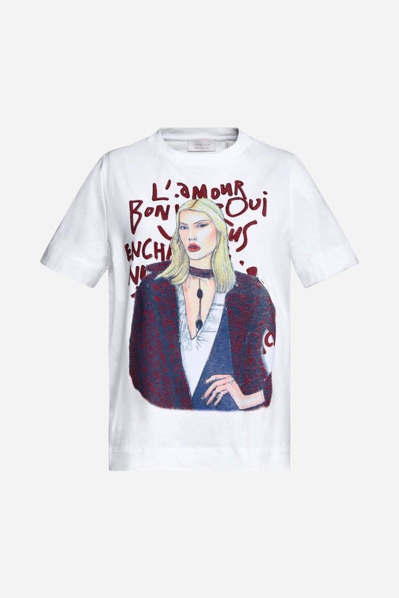 Eich & Royal T-Shirt mit Fashion-Illustration JETZT KAUFEN