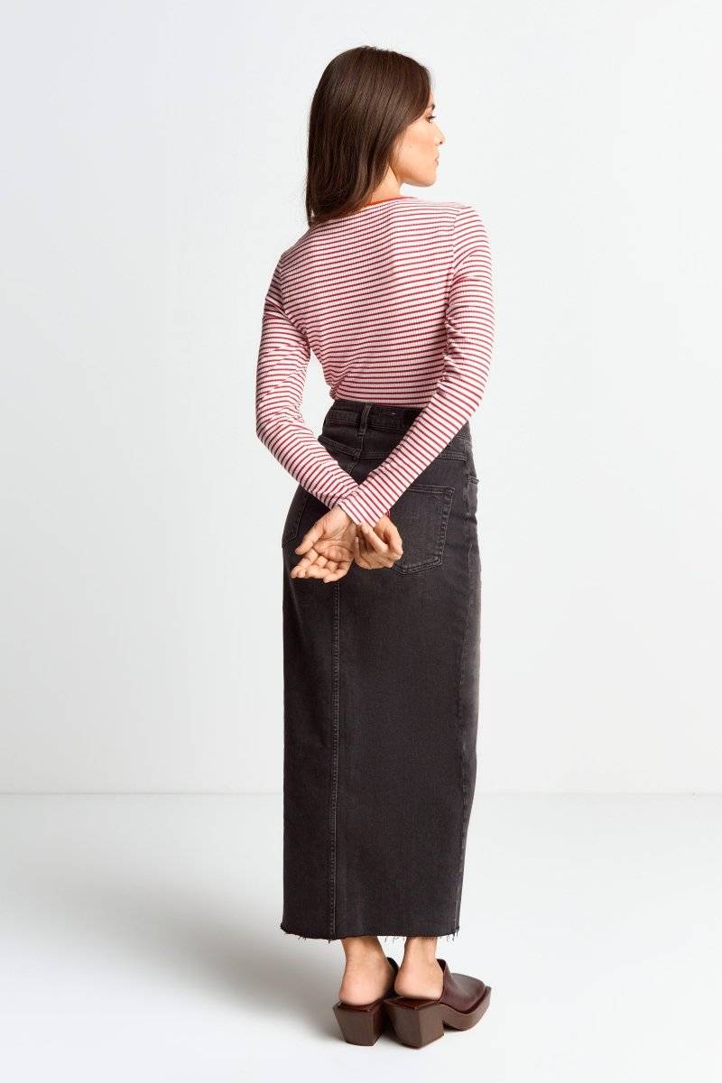 Eich & Royal Bodycon-Longsleeve mit Streifen Bis zu 55% Rabatt