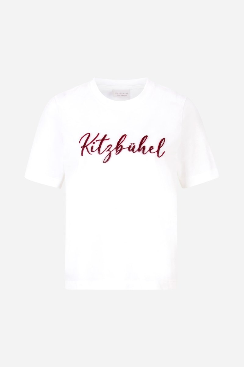 Eich & Royal T-Shirt mit Flockdruck Clearance-Verkauf
