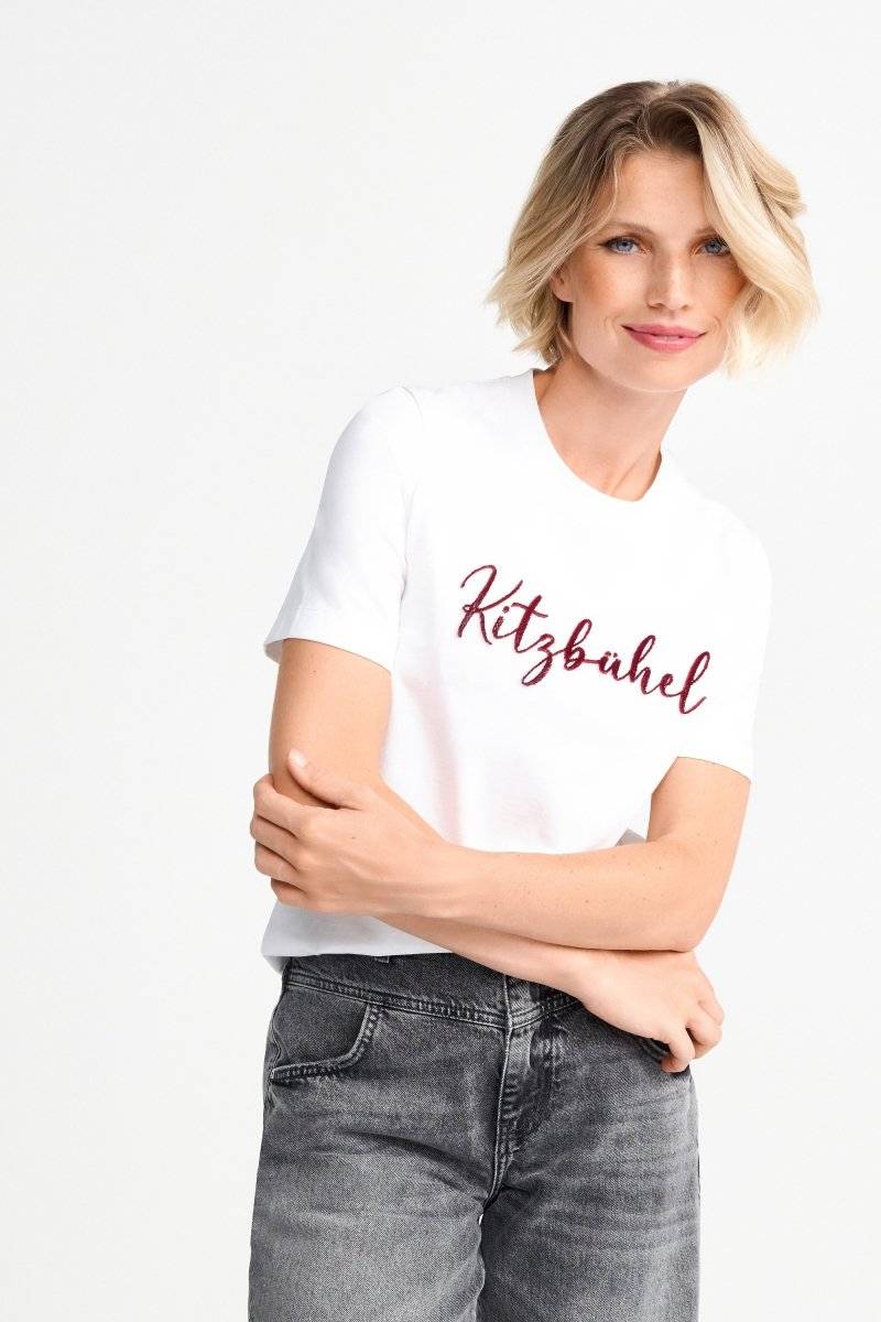 Eich & Royal T-Shirt mit Flockdruck Clearance-Verkauf