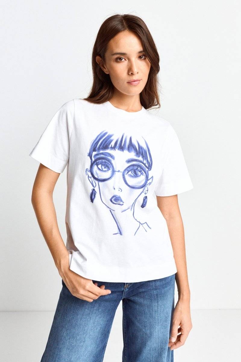 Eich & Royal T-Shirt mit Fashion-Print Im Verkauf