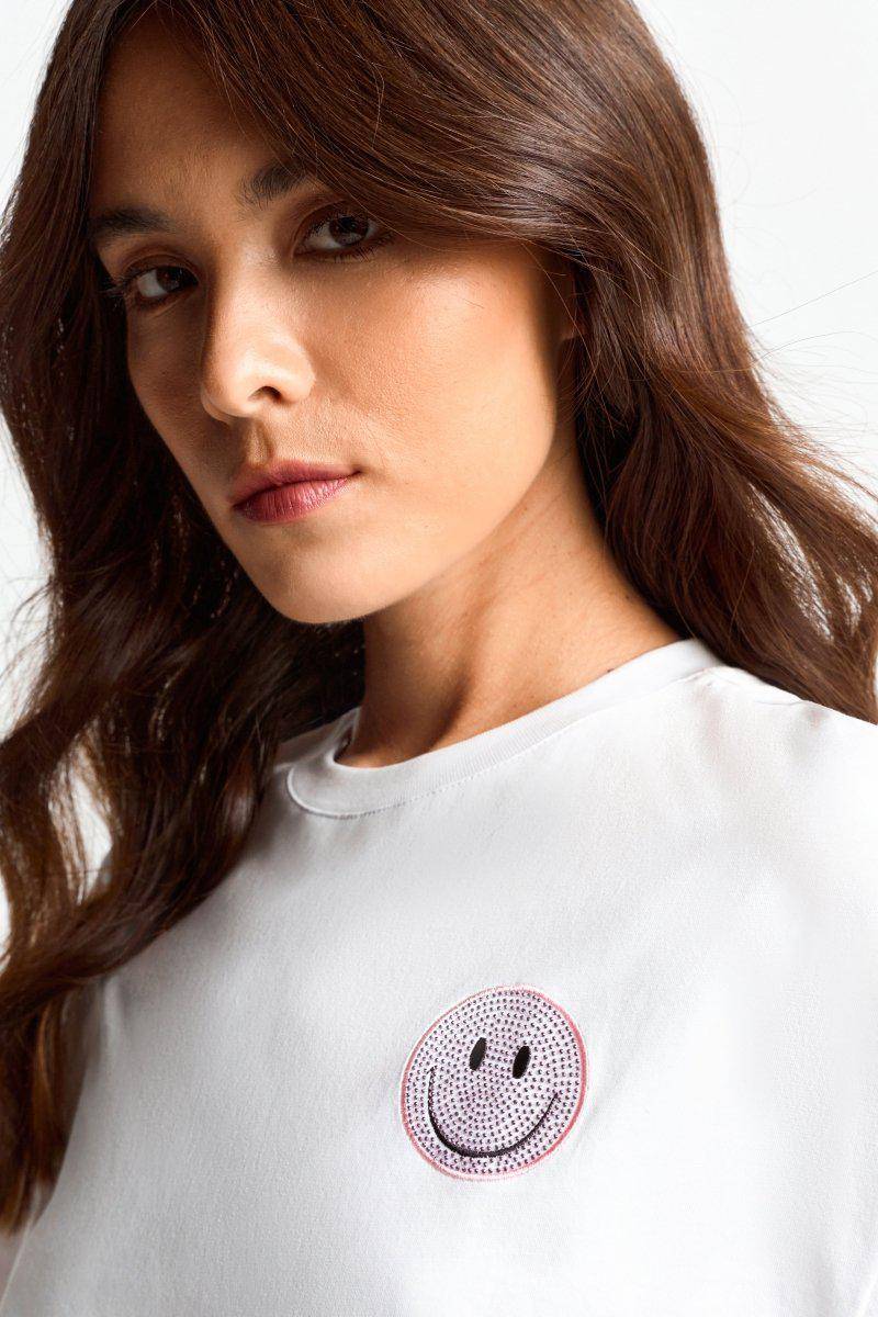 Eich & Royal Statement-Shirt mit Crew-Neck Verkauf