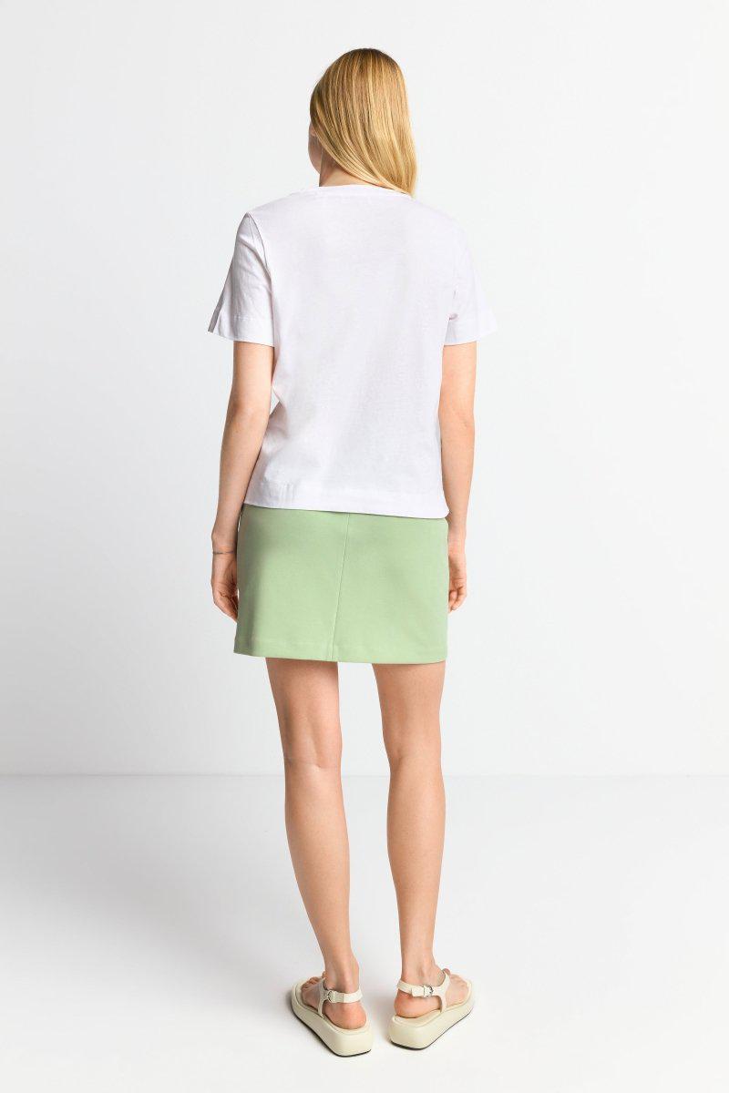 Eich & Royal Weißes T-Shirt mit Print Fabrik Onlineshop