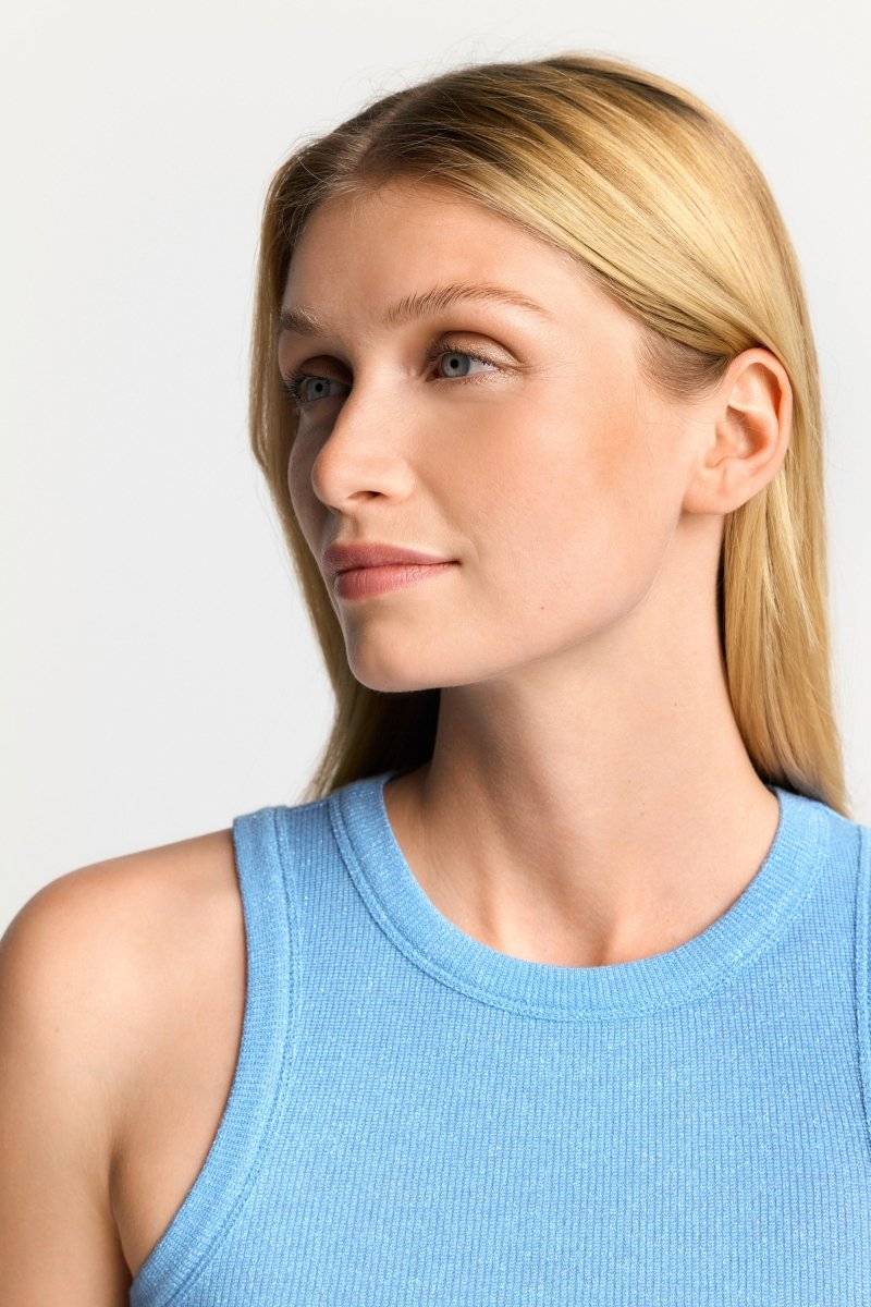 Eich & Royal Hellblaues Rib-Tanktop Begrenztes Angebot