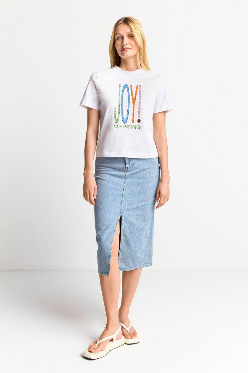 Eich & Royal T-Shirt mit Strassverzierung Online Shopping