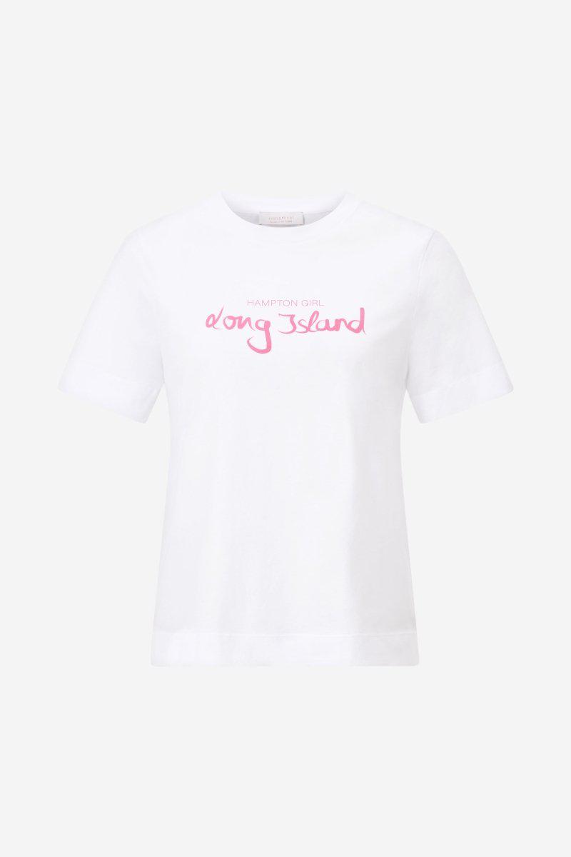 Eich & Royal Weißes T-Shirt mit Schriftzug Cyber Monday