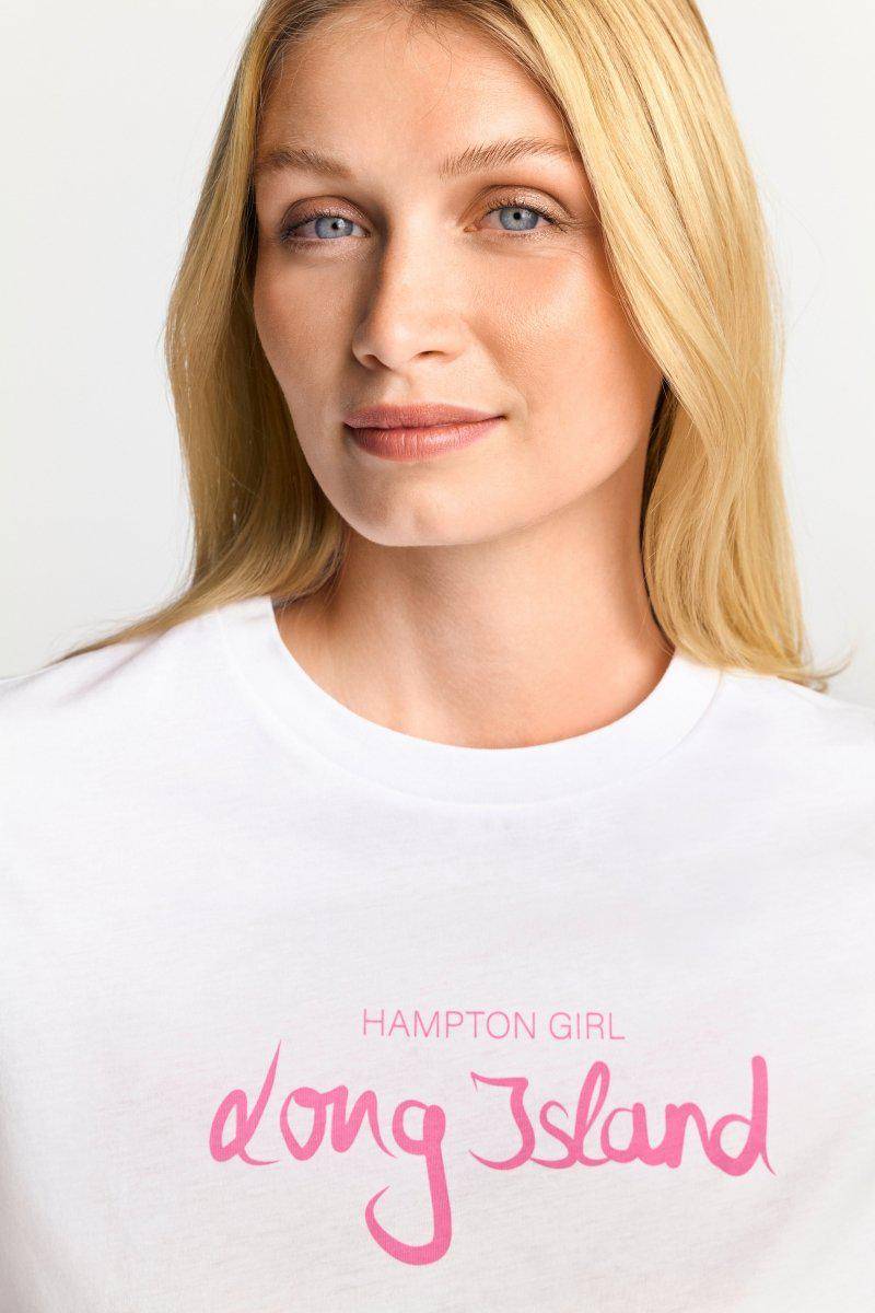 Eich & Royal Weißes T-Shirt mit Schriftzug Cyber Monday