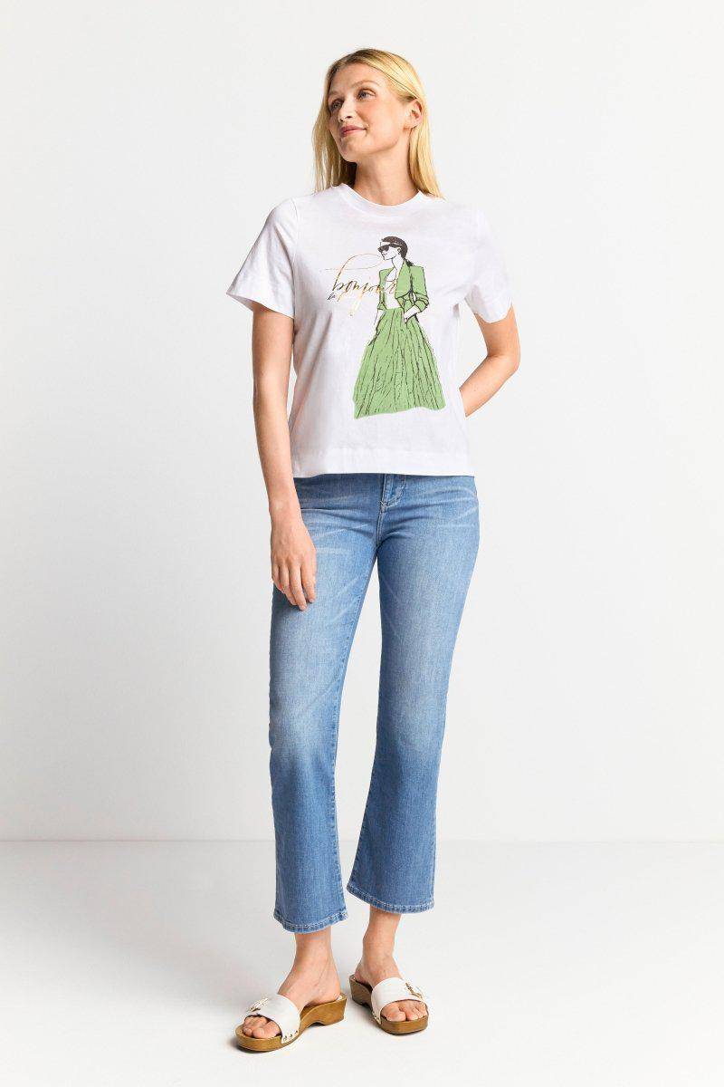 Eich & Royal T-Shirt mit Illustrations-Print Super Sparpreis