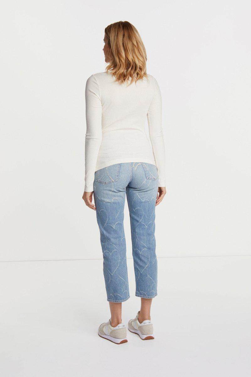 Eich & Royal Rib-Longsleeve mit Rundhals Bis zu 50% Rabatt