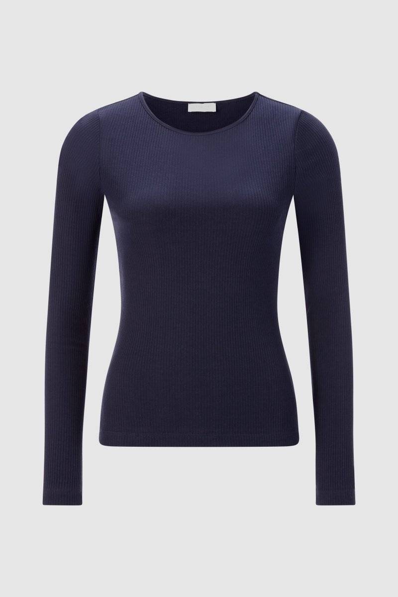 Eich & Royal Rib-Longsleeve mit Rundhals Bis zu 60% Rabatt